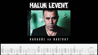 Haluk Levent  Zifiri Gitar Ritm ve Solo Tab [upl. by Saraiya]