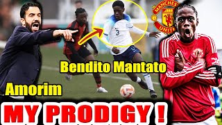 Ruben Amorim GOES CRAZY with Bendito Mantato after FINDING MAN UNITEDS TALENTED SUPERSTAR [upl. by Ajay8]