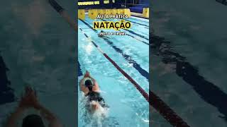 Aula prática de Natação nado peito e crawl [upl. by Batista]