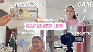 VLOG Huge stationery haul Aesthetic Shooting Driving test Dads Birthday [upl. by Gonroff]