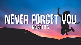 Noisettes  Never Forget You Lyrics  I’ll never forget you  Tiktok Song [upl. by Sinnal741]