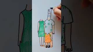 Artist family 🎨ytshorts shorts [upl. by Hbahsur]