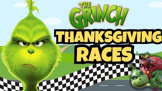 Grinch Thanksgiving Races  Thanksgiving Brain Break  Just Dance  Go Noodle [upl. by Eutnoj]