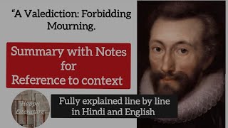 Full explanation with notes A Valediction Forbidding Mourning complete notes on RTC questions [upl. by Sabrina]