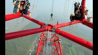 Worlds highest power pylon stands tall in China [upl. by Barris]