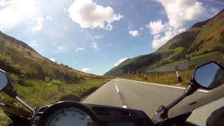 Motorcycling in North Wales Scenic route [upl. by Norward]