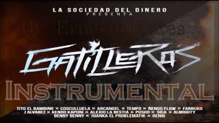 Gatilleros Remix instrumental Tito El Bambino Cosculluela Arcangel Tempo Farruko y más [upl. by Skurnik]