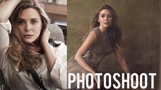 Elizabeth Olsen Photoshoot [upl. by Yerffoej]