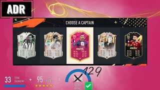 129 WORLD RECORD FUT DRAFT CHALLENGE 1  TEAM 4 FUTTIES FIFA 23 [upl. by Eninahpets]