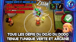 ZELDA ECHOES OF WISDOM  TOUS LES DÉFIS DU DOJO OBTENIR LA TENUE TUNIQUE VERTE LINK  ARCANE ULTIME [upl. by Thad]