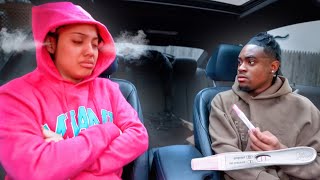 I GOT ANOTHER GIRL PREGO PRANK  SHE CRIED [upl. by Bhayani]