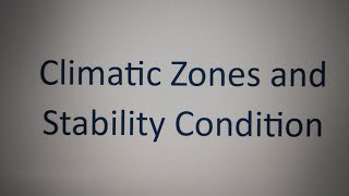 Stability Zones and climatic conditions as per ICH Guidelines [upl. by Ettesel]