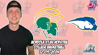 Hofstra vs Norfolk State 12924 Free College Basketball Picks and Predictions  NCAAB Pick [upl. by Igor]