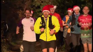 London man Aaron Robinson runs 365 marathons in 365 days with his dogs UK 17Dec2023 [upl. by Ghiselin]