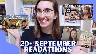 ⭐️September Readathons  20 Readathons ⭐️ [upl. by Odnumyer]