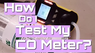 How do I test my CO Meter ⚠️REAL TEST⚠️ [upl. by Ximenes]