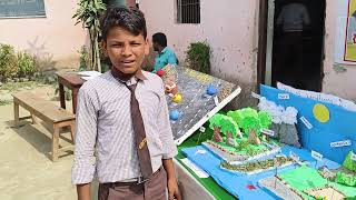 Types Of Landforms  Science Exhibition ।। Class 4  GBCS Abhuar [upl. by Tsirc]