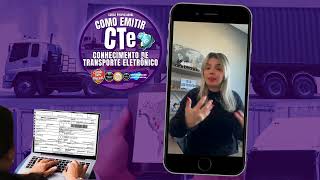 COMO EMITIR CTe CONHECIMENTO DE TRANSPORTE ELETRÔNICO [upl. by Ffilc]