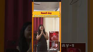 Result day30 days transformation PCOS weight loss 30daysweightlosschallenge shorts [upl. by Aniri]