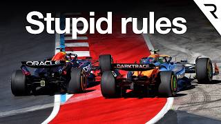 How stupid F1 rules ruined brilliant Verstappen Norris battle [upl. by Meehahs]