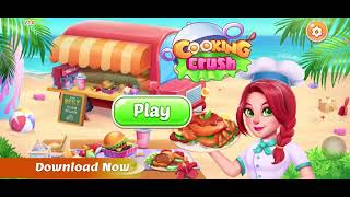 Kitchen Crush  Cooking Games  Promo Video [upl. by Aneleve580]