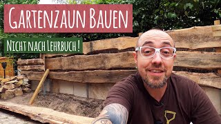 Holz Gartenzaun bauen ganz einfach 👷 Zaun selber bauen DIY Garten Zaun Bauanleitung Zaun aus Holz [upl. by Bounds188]