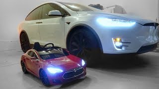 Bought my 7 yr old Daughter a TESLA [upl. by Meda]