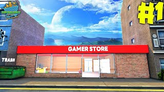 I Open My New Supermarket  Retail Store Simulator 1 [upl. by Goldi]