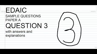 EDAIC Paper A Question 3 [upl. by Eatnhoj]