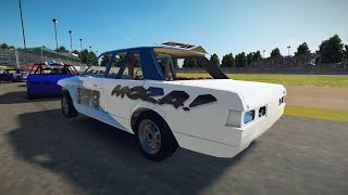 WRECKFEST Online Bangers Elite Motorsports  Ipswich BWS R1 2024 [upl. by Graybill]