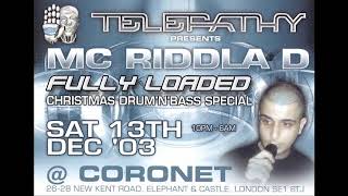 Brockie FT Trigga Shabba Bassman Det amp Fatman D  Telepathy Fully Loaded  Coronet 13th Dec 2003 [upl. by Funk105]