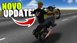 NOVA ATUALIZAÇÃO do MOTO WHEELIE 3D com SKINS PERSONALIZADAS e MODO FOTO [upl. by Kcod332]