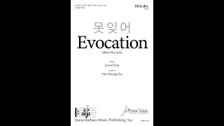 Evocation MonNeeJoh SSA div piano by HyeYoung Cho  Score amp Sound [upl. by Nylemaj]