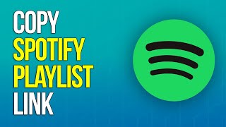 How to Copy Spotify Playlist Link [upl. by Domel]