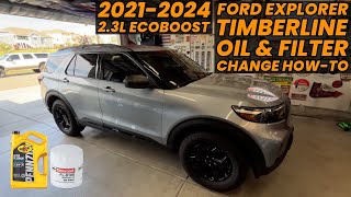 Ford Explorer Timberline Oil amp Filter Change HowTo [upl. by Ireland782]