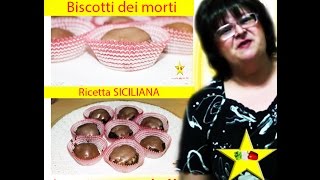 I biscotti dei Morti Totò Tetù Tutù  Le ricette della zia Star [upl. by Yngad55]