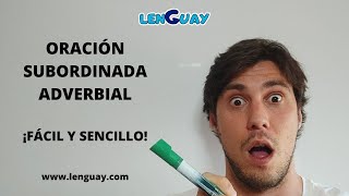 Oración subordinada adverbial circunstancial Sintaxis Bachillerato Selectividad lengua EVAU PEVAU [upl. by Ballman]