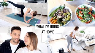 WHAT I’M DOING AT HOME  Routines What I Eat Workouts  Annie Jaffrey [upl. by Ahsenyt]