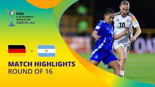 Germany v Argentina  FIFA U20 Womens World Cup Colombia 2024  Match Highlights [upl. by Pattie19]