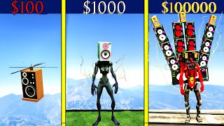 1 SPEAKERMAN to 1000000000 in GTA 5 [upl. by Paulo]