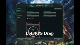 League of Legends SEU FPS CAIU  ENTENDA O MOTIVO [upl. by Lipman]