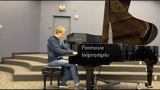 Fantaisie Impromptu Chopin performed by Josh Barkosky [upl. by Terri]