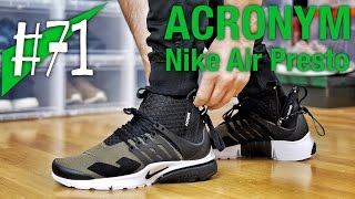 71  ACRONYM x Nike Air Presto Olive  on feet  sneakerkult [upl. by Amato]