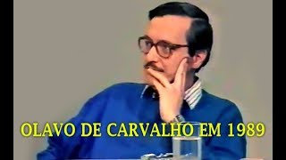 Olavo de Carvalho em um debate em 1989 TV Cultura [upl. by Roselin]