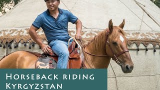 Horseback riding in Kyrgyzstan [upl. by Odab987]