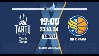 Tartu Ulikool Maks and Moorits v BK Opava  Oct 12 23  ENBLeague 202324 [upl. by Ronaele]