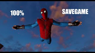 Spiderman Remastered PC How to install a 100 savegame [upl. by Tertius598]