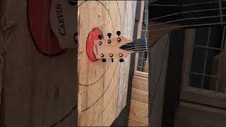 AXE THROWING GONE WRONG livemusic guitar axethrowing [upl. by Netsirc667]