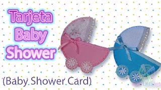 🎁 Tarjeta Baby Shower SÚPER FÁCIL EcoDetalles 🎁 [upl. by Ardnaik]