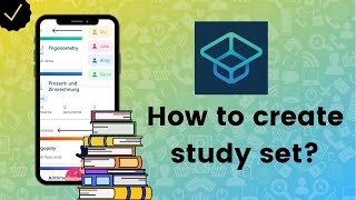 How to create study set on StudySmarter [upl. by Ys52]